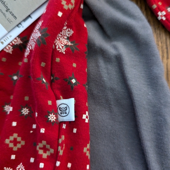 Winter Layette Set,3 piece, Honest Co., Organic,Size 6 Months - Picture 2 of 6